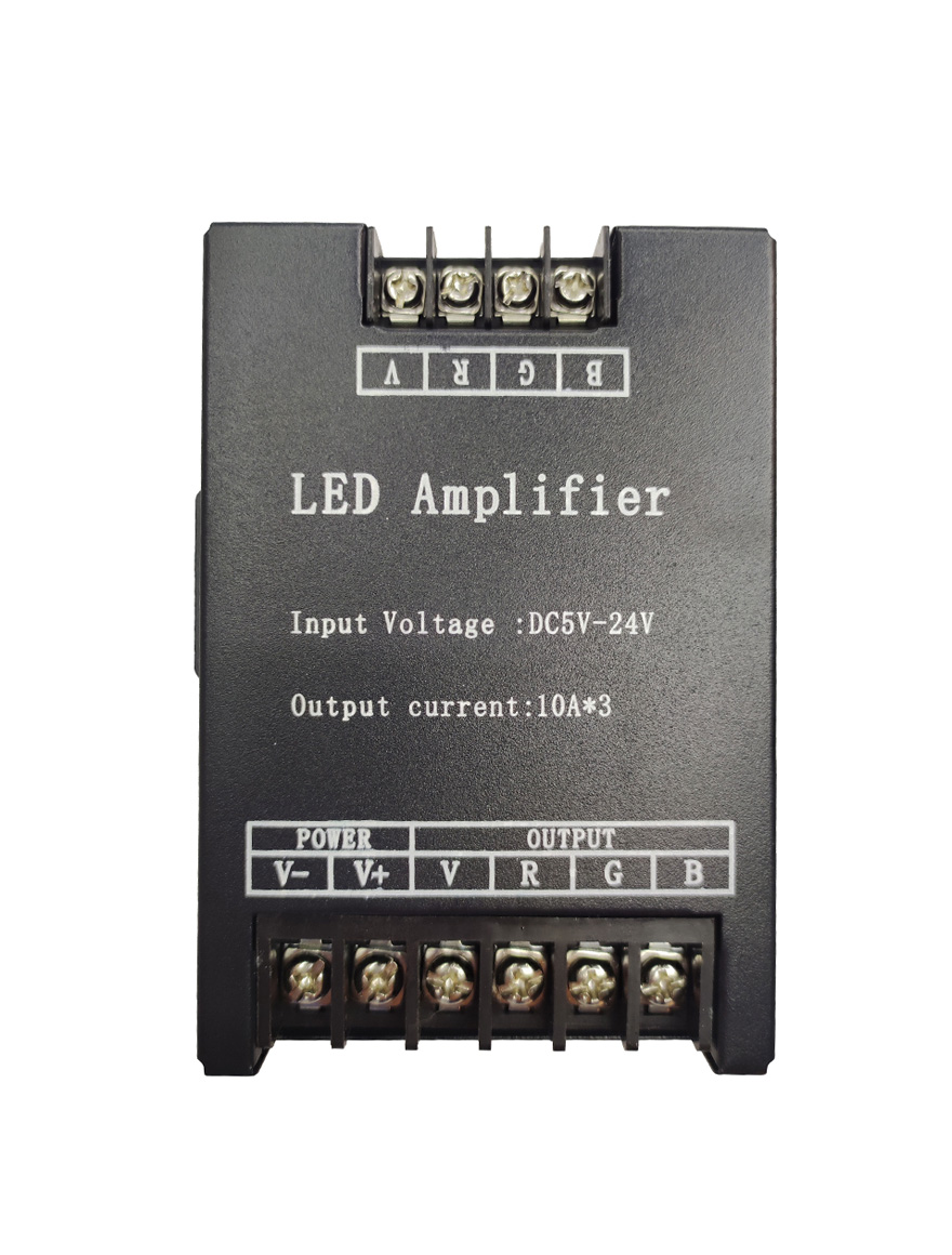 Усилитель RGB 10A*3CH, 12V:<360W, 24V:<720W LuminaLED