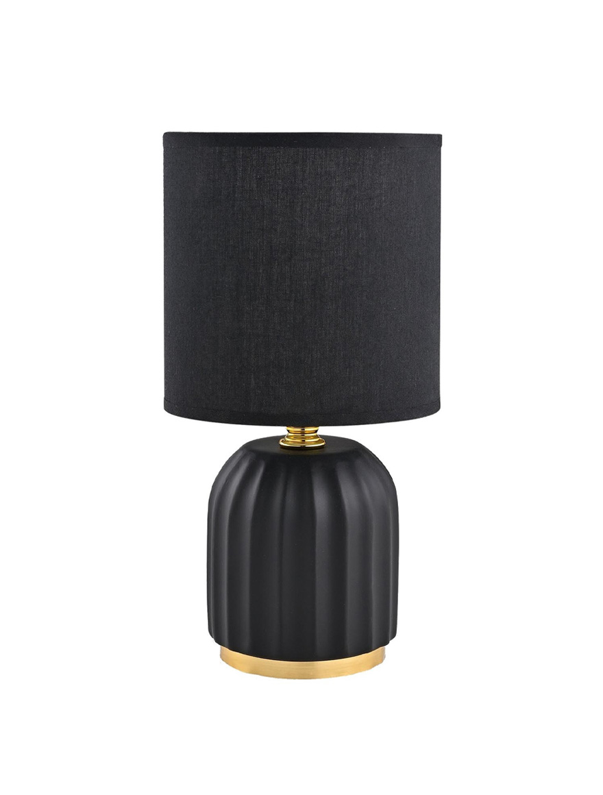 Напольный светильник HS8723-BL 1xE14 керамический черный+золотой ZUMALINE