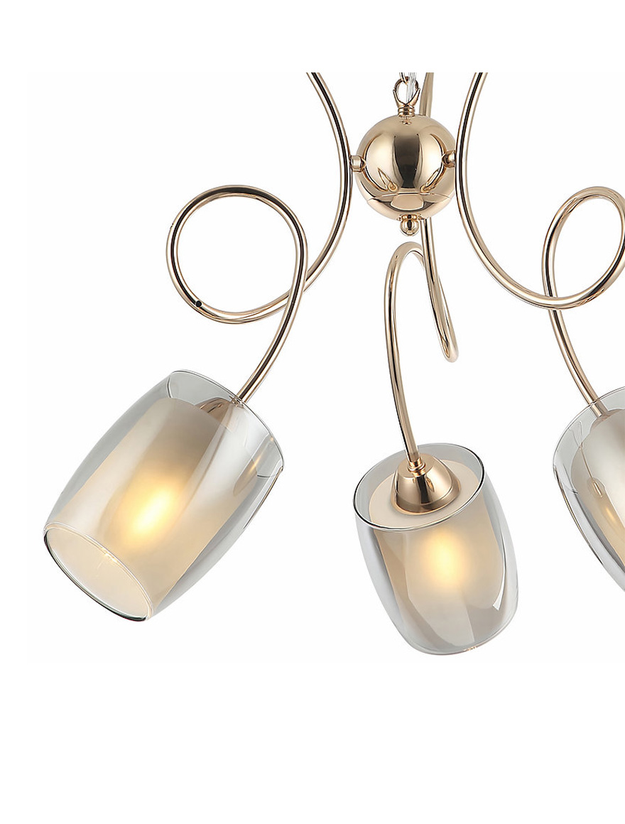 Люстра BERRE 3XE27 D530 золото LUCEA