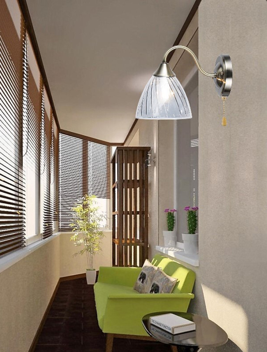 Настенный светильник 1xE27, античный, S11412-1, Luminaled