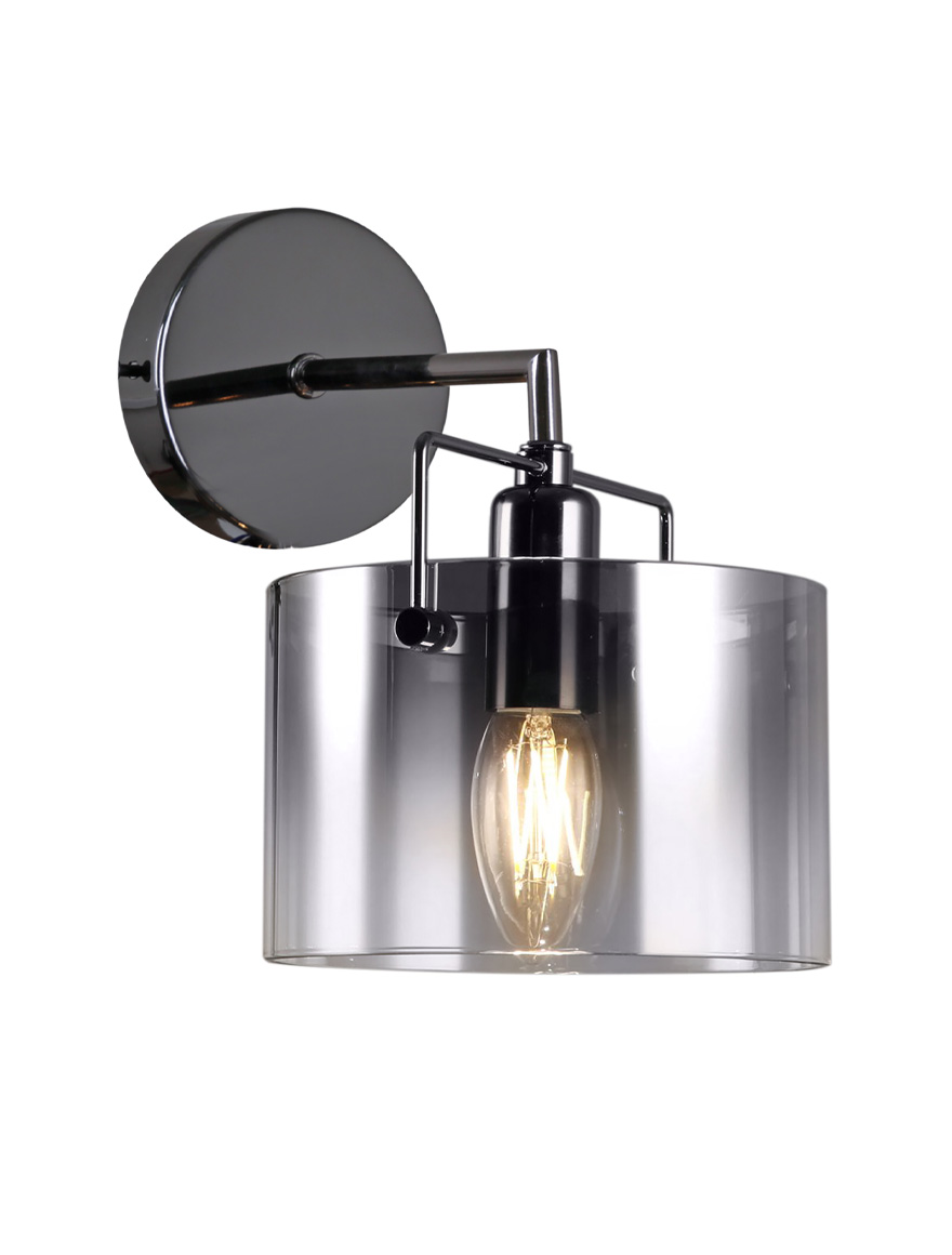 Настенный светильник 1xE27, фуме, S11419-1, Luminaled