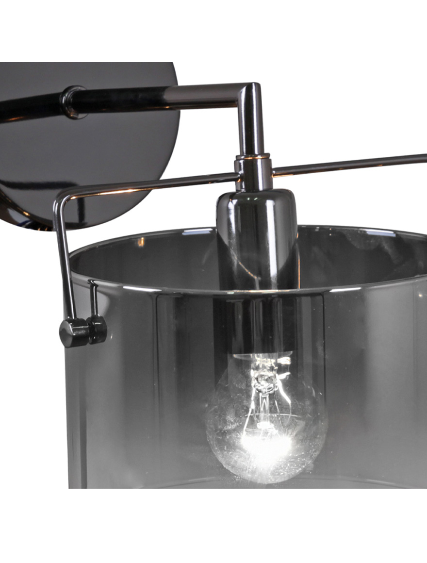 Настенный светильник 1xE27, фуме, S11419-1, Luminaled