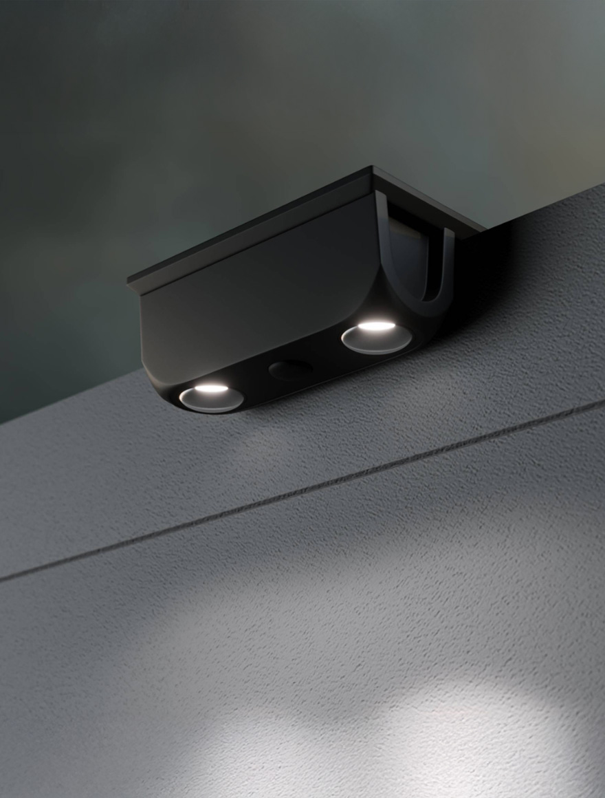 Corp de ilum. pe perete solar ZQ-WQD-002 3CCT IP65