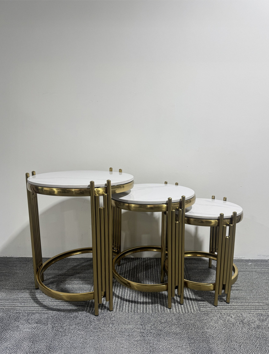 Журнальный столик 35 B6602A золотой Luminaled