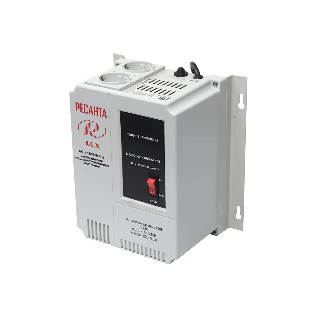 Стабилизатор настенный ACH-1000 Н/1-Ц 1 кВт 146 - 260 В РЕСАНТА