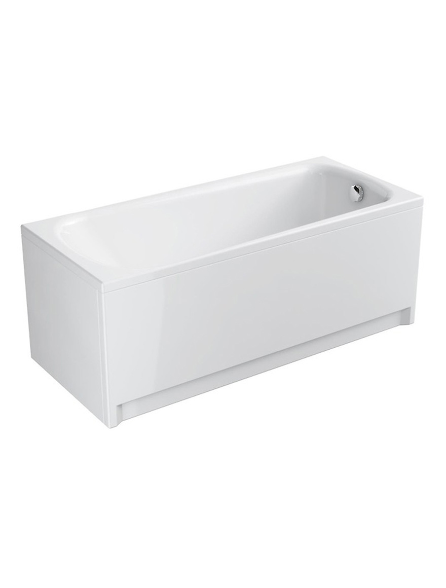 81176 Cadă dreptunghiulară Nao acril 1600x700 + set piciorușe Cersanit