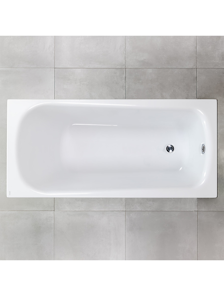 81176 Cadă dreptunghiulară Nao acril 1600x700 + set piciorușe Cersanit