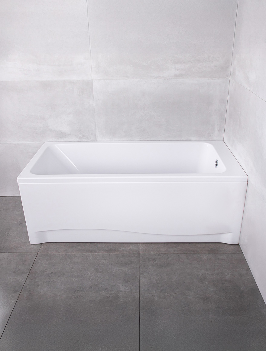 83419 Cadă dreptunghiulară Blissa acril 1700x700 + set piciorușe Cersanit