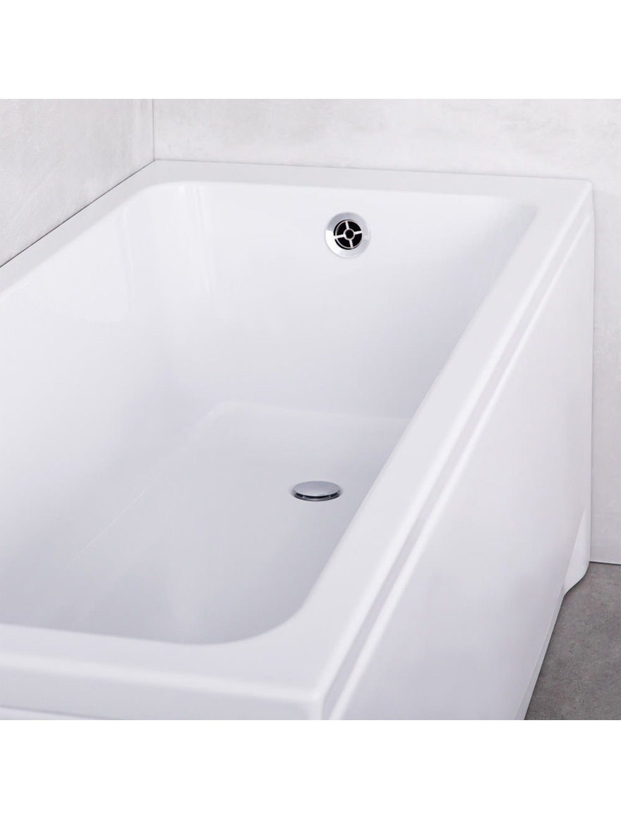 115202 Cadă dreptunghiulară Blissa acril 1500x700 + set piciorușe Cersanit