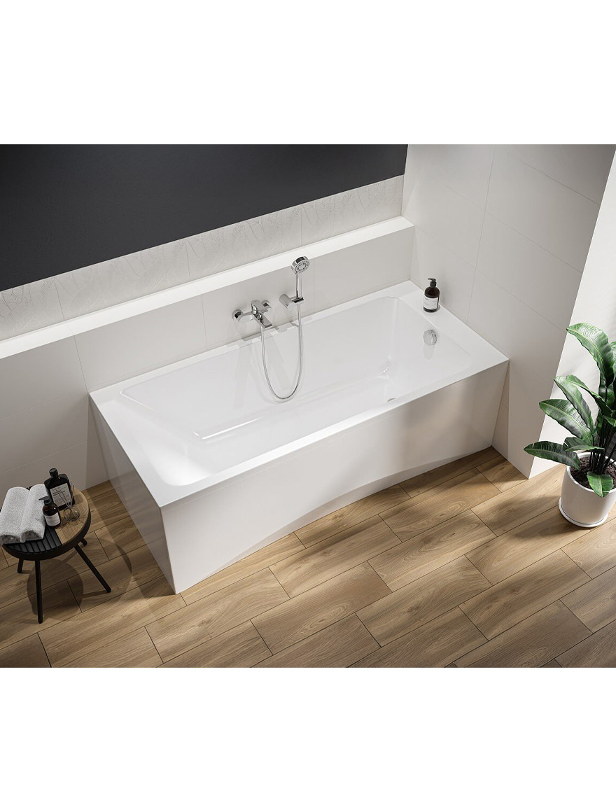 115202 Cadă dreptunghiulară Blissa acril 1500x700 + set piciorușe Cersanit