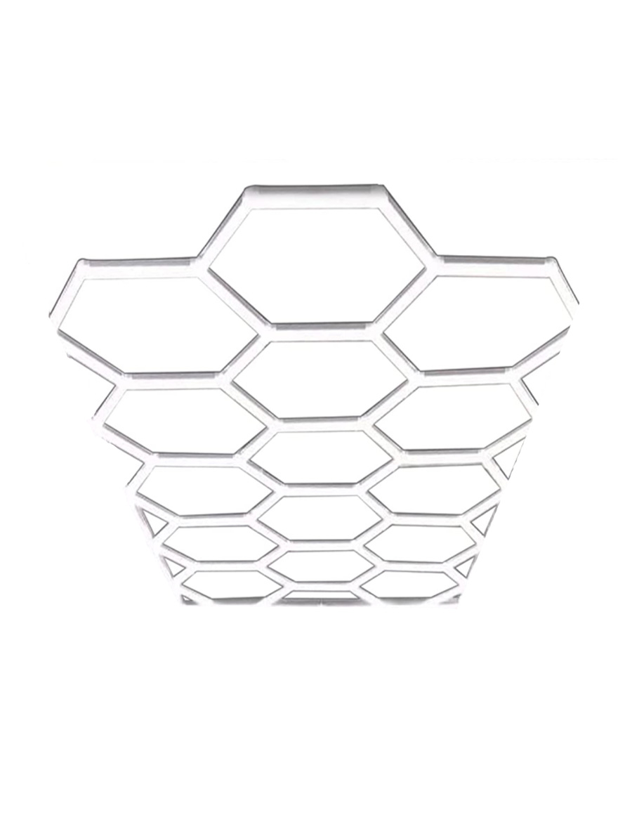 Шестиугольная система освещения 2,5*5,1 м, 442 Вт, 6500K, IP20, AC100-220V.