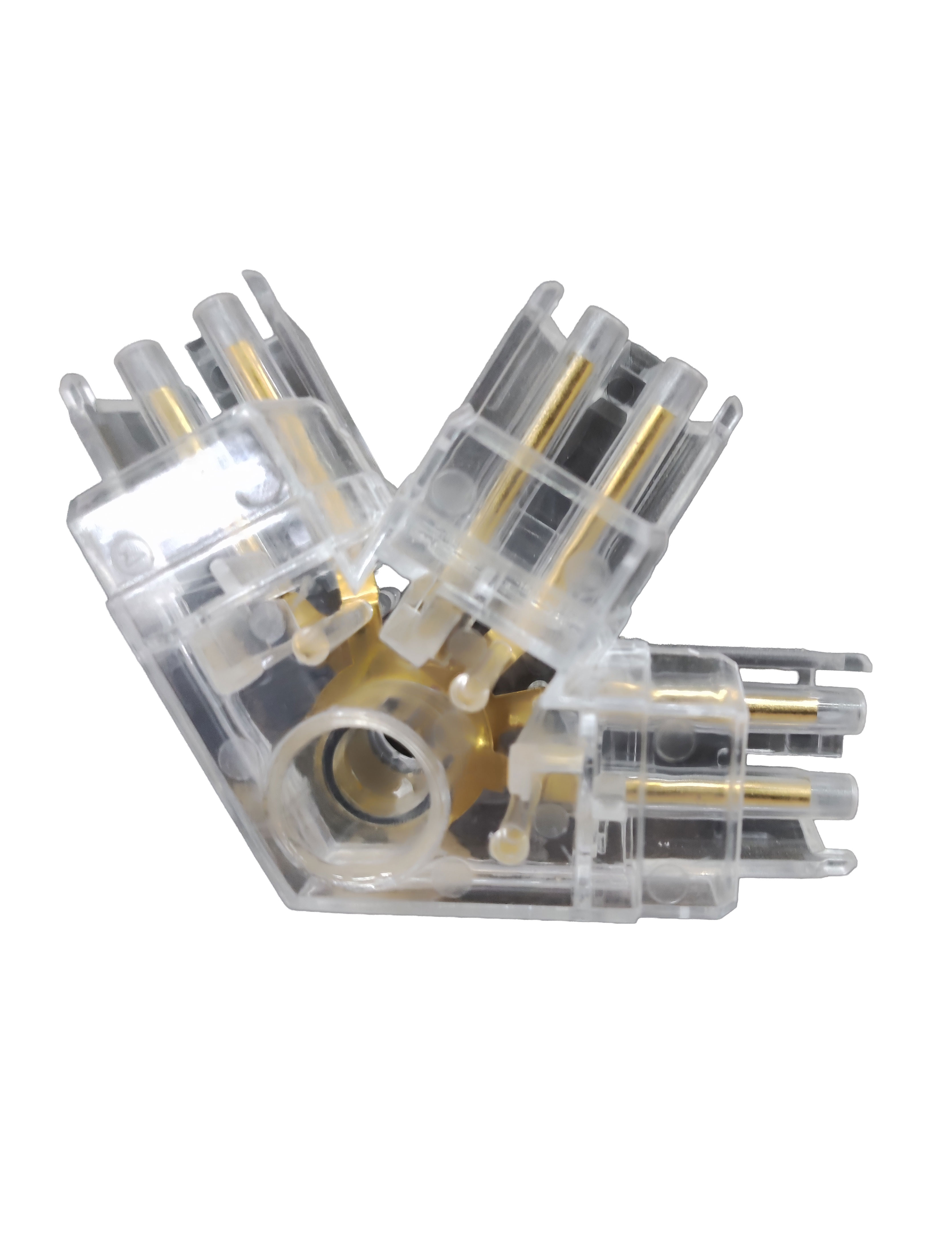 Разъем для осветительного прибора ZT типа 60° с 3 выходами LuminaLED