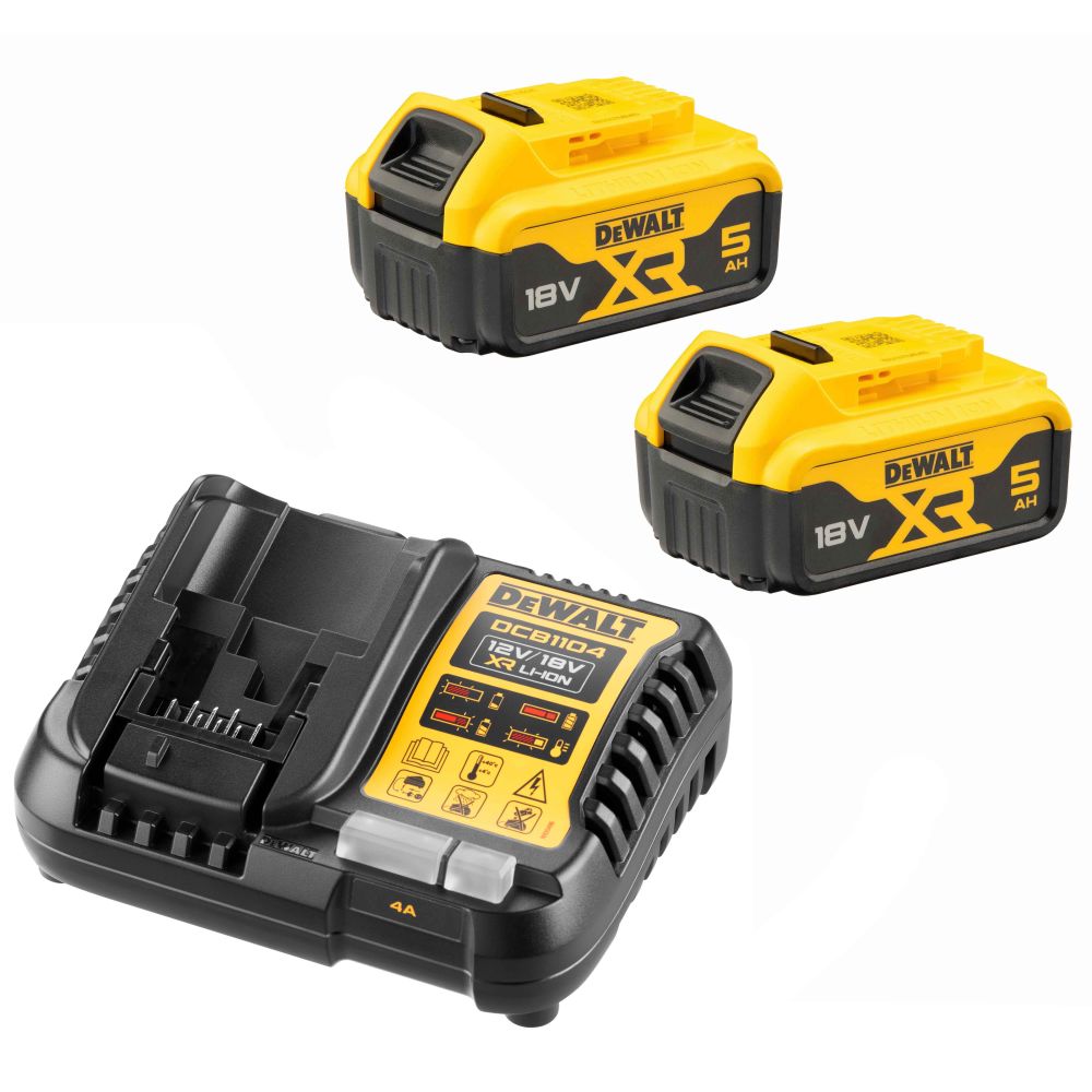 Încărcător acumulator DeWALT DCB1104P2+2 Li-Ion 18V 5.0Ah