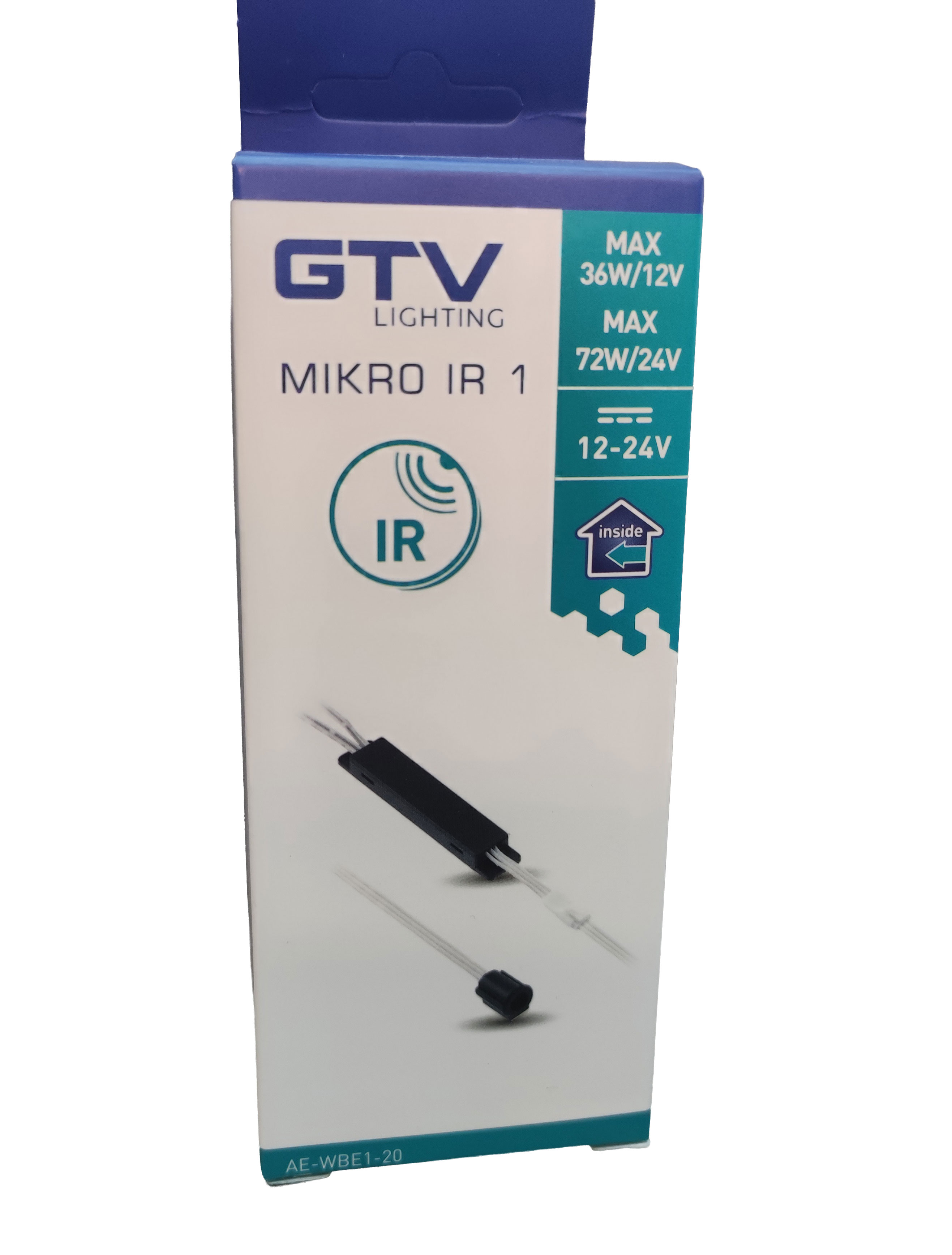 Senzor deschidere ușă micro 5cm 12-24V 36-72W 3A negru GTV