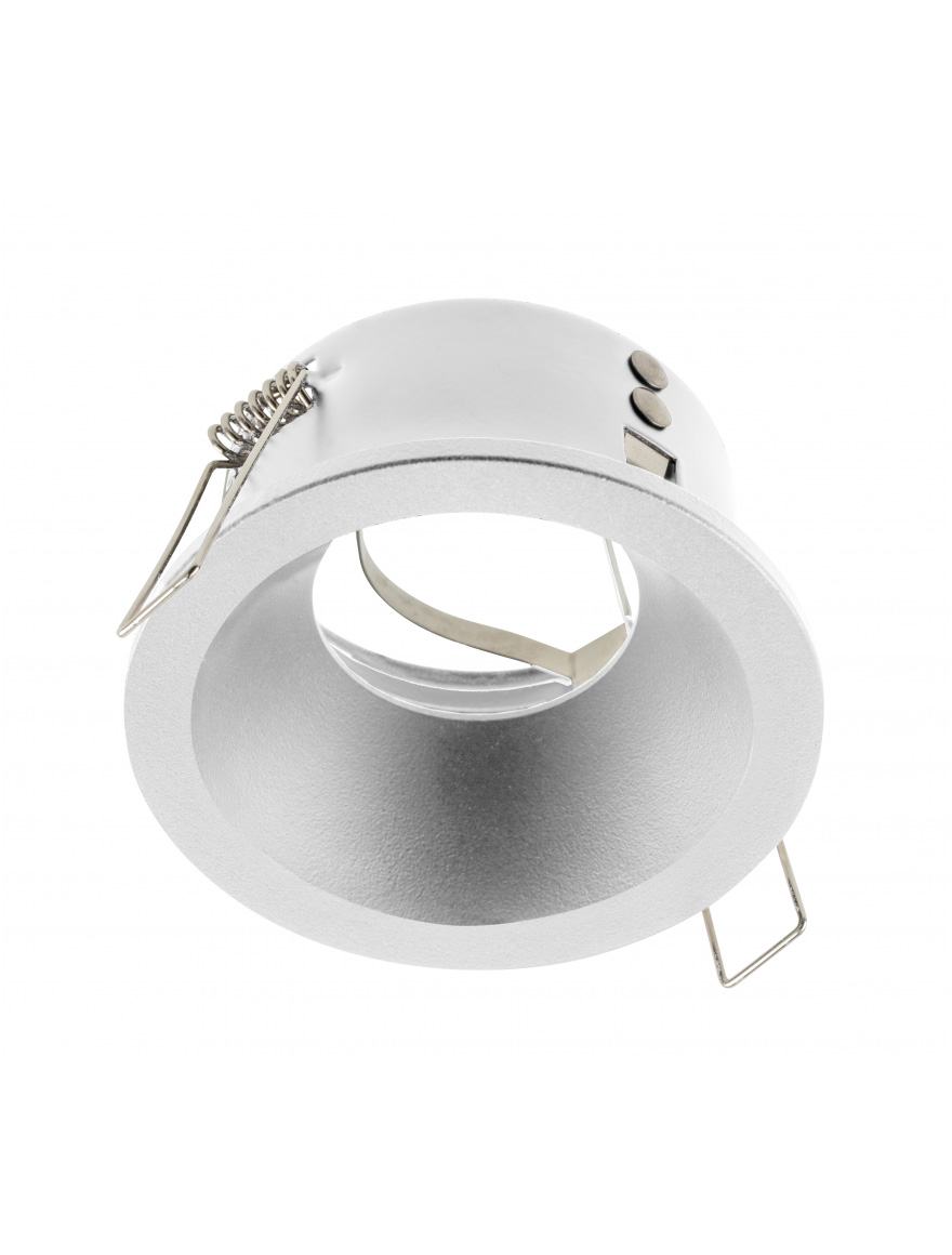 Spot încorporat 1*MR16 D85mm H45mm IP54 rotund alb GTV