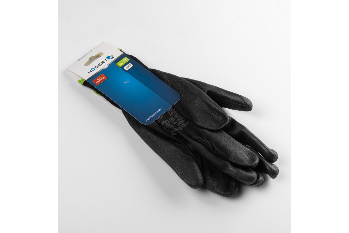 Рабочие перчатки JAGST с полиуретановым покрытием, размер 10, HOGERT