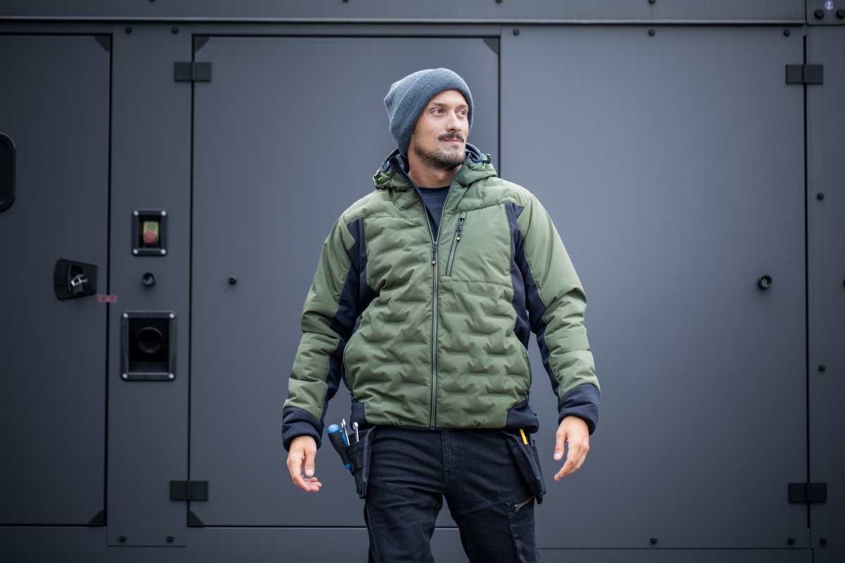 Scurtă de lucru PAUL izolată termic verde S (48) HOGERT