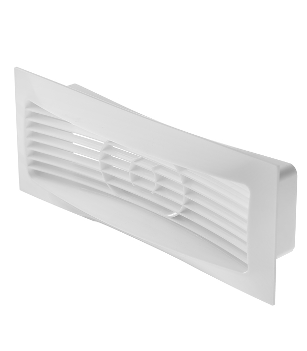 Grilă ventilație din ABS plastic cu flanșă 23x9 White Mistral 620RSF