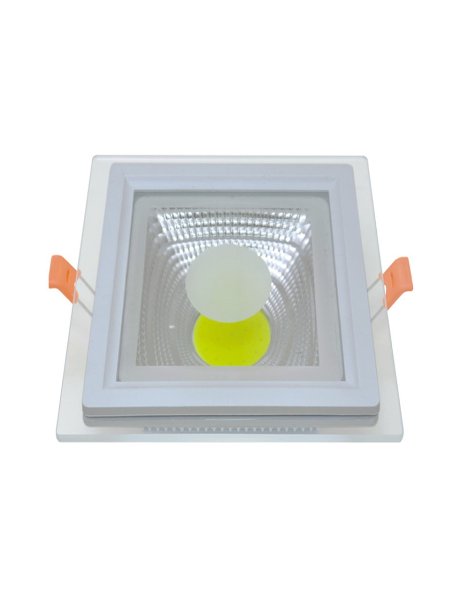 Spot LED COBGPS10 pătrat încorp. 10W D160mm 6000K Luminaled