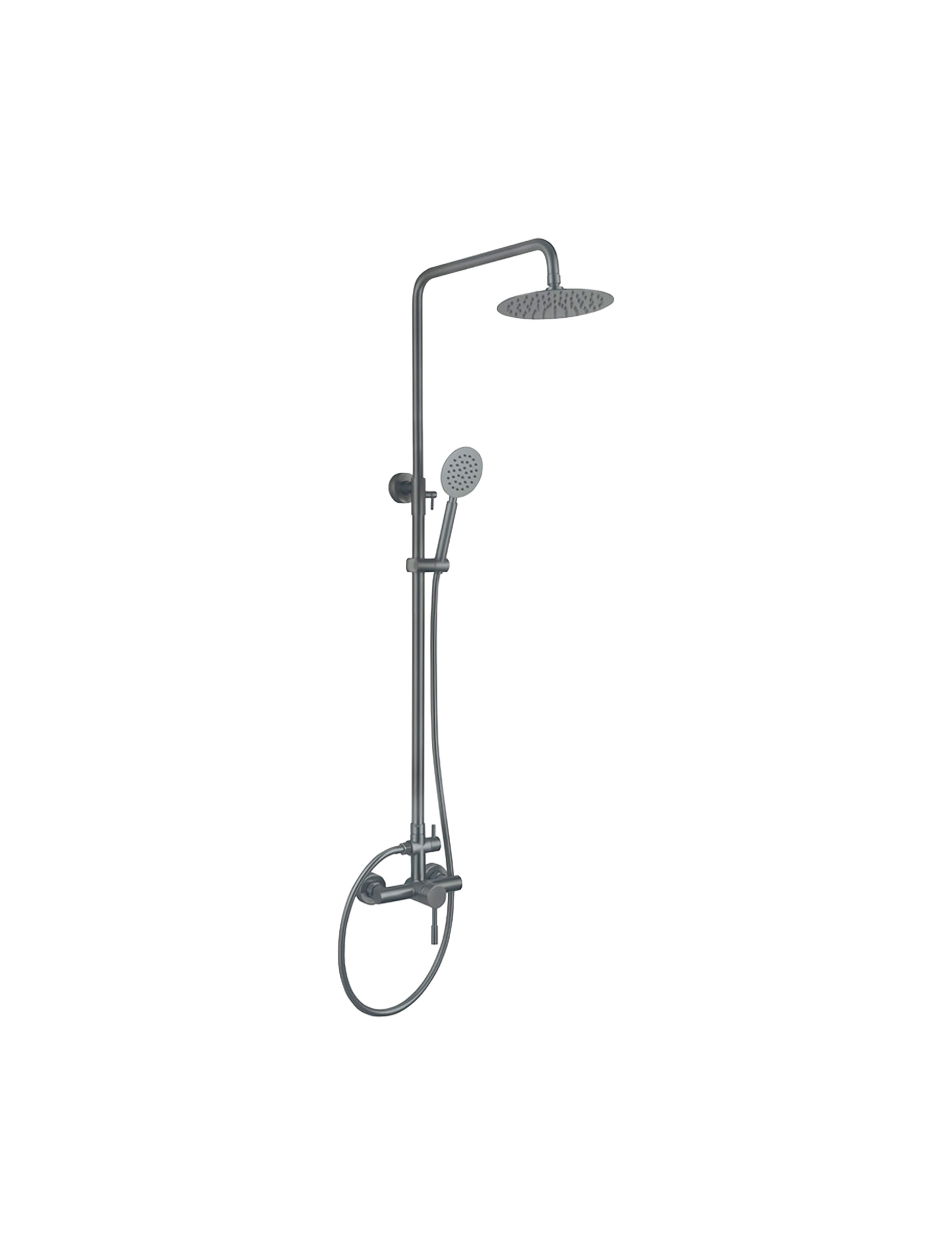 Coloană duș cu baterie MIXXUS SUS-003-J din oțel inoxidabil grafit