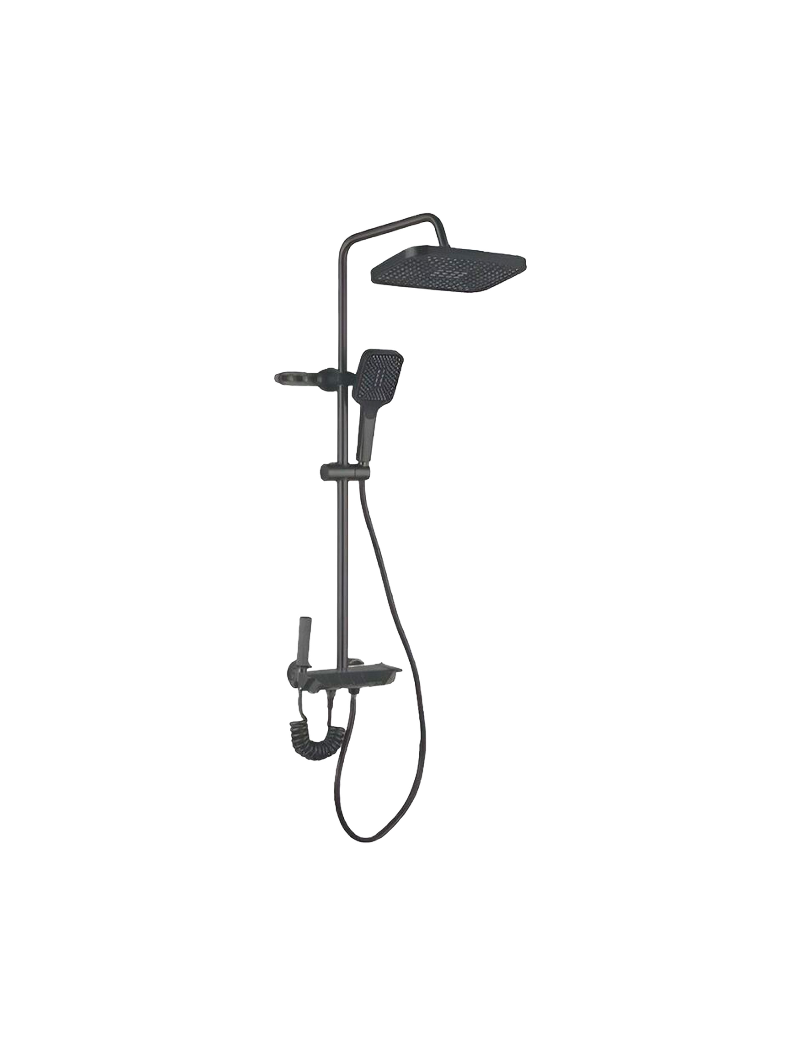 Set de duș CHAMPION PBM-009-J din oțel inoxidabil grafit
