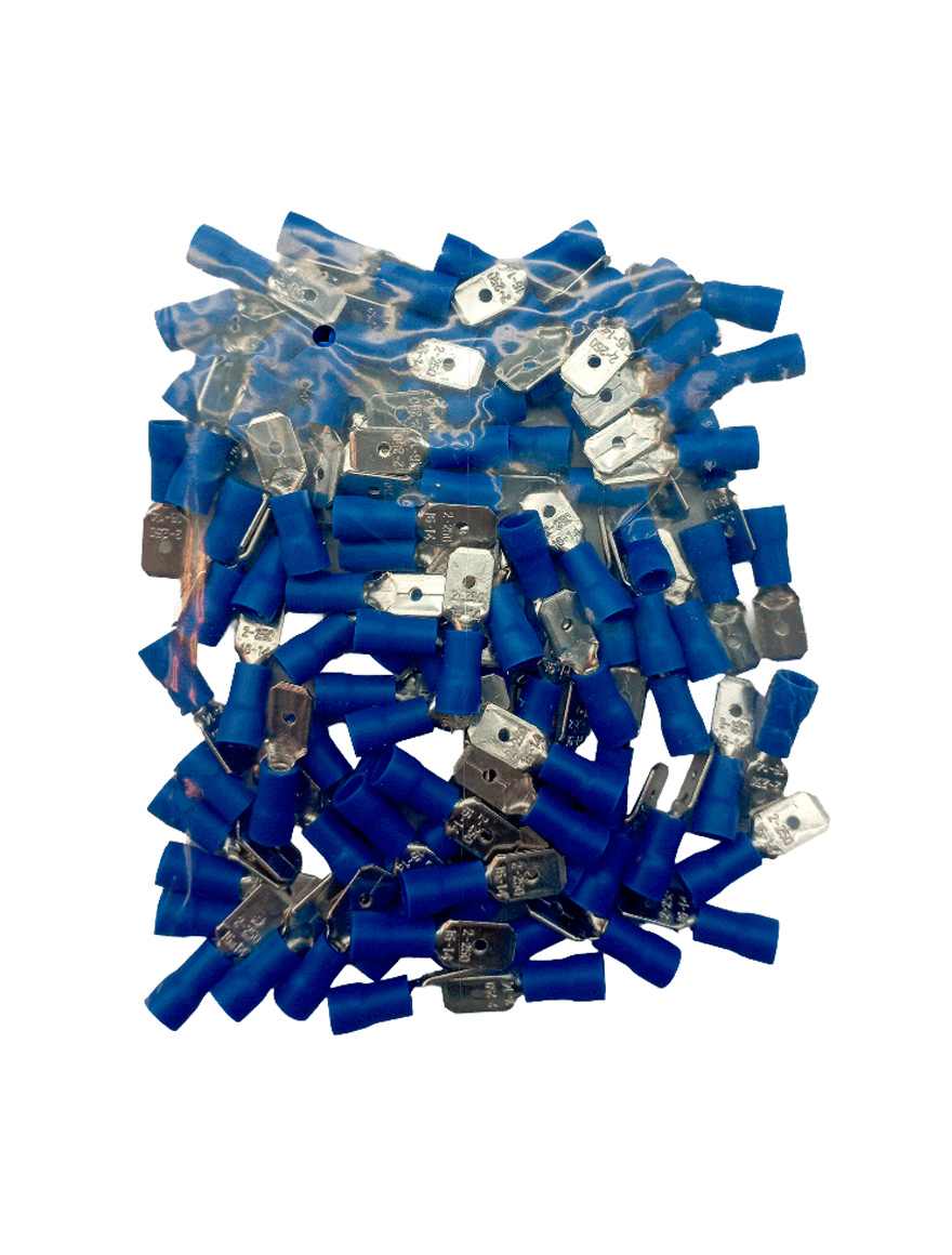 Conector mufă glisantă tip tata 1,5-2,5mm2 6,3mm MDD2-250 LUMINALED 100buc