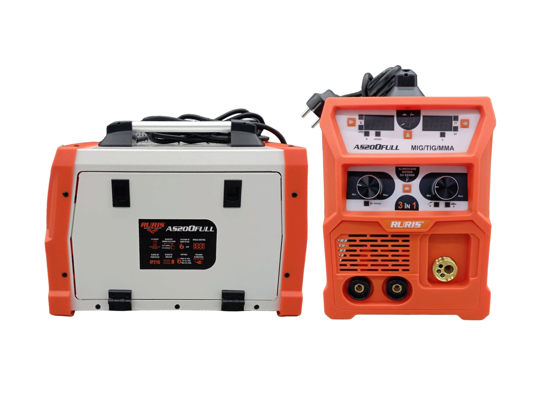 Сварочный аппарат Ruris AS200FULL + сварочный комплект