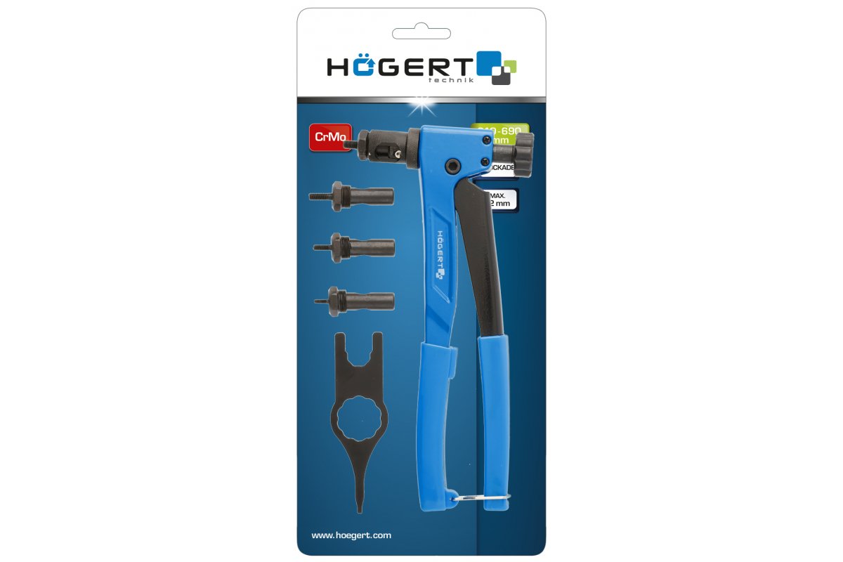 Clește pentru nituri filetate M3-M6 HOGERT