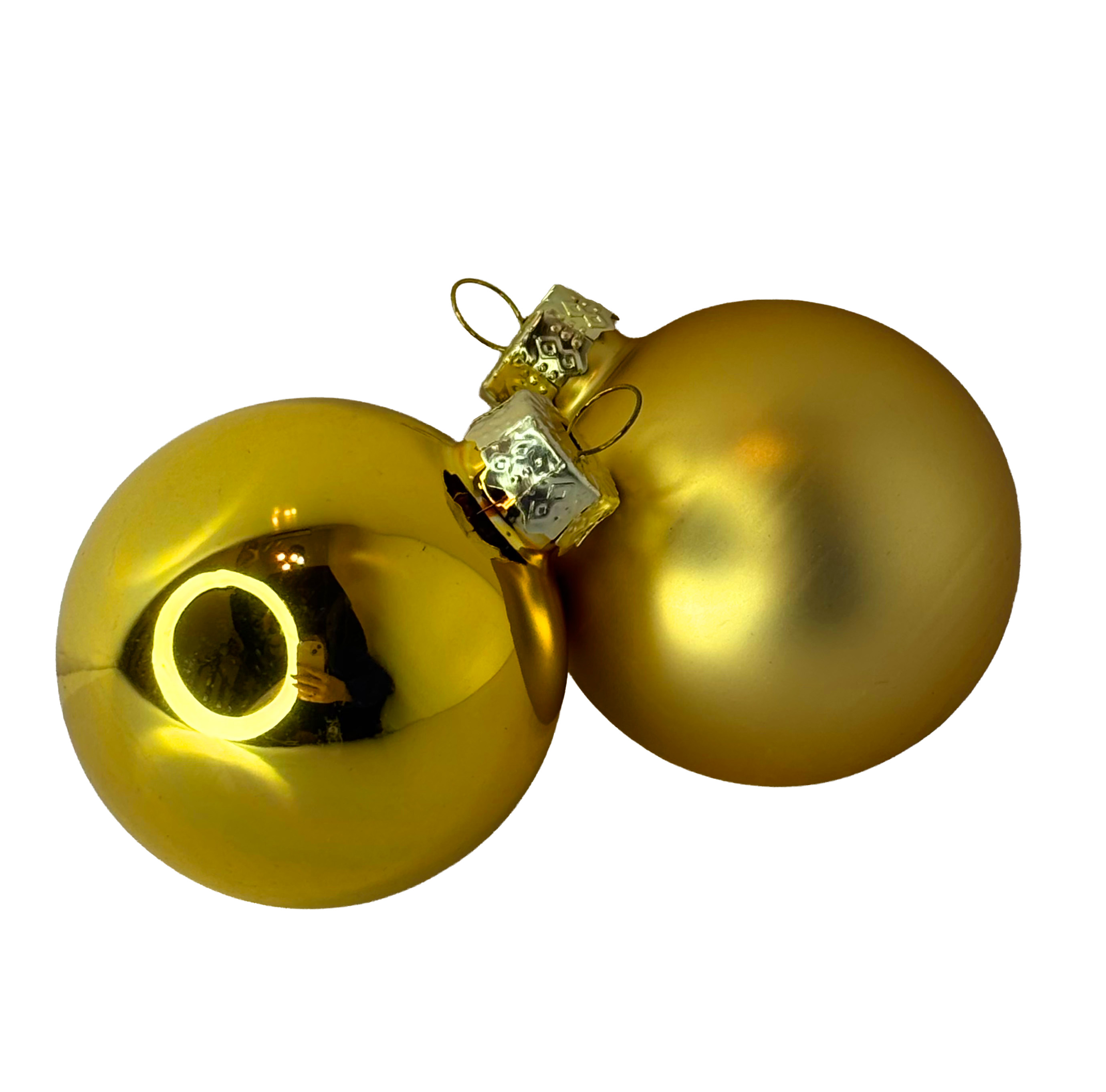 Set globuri 16X50mm "Gold", în cutie