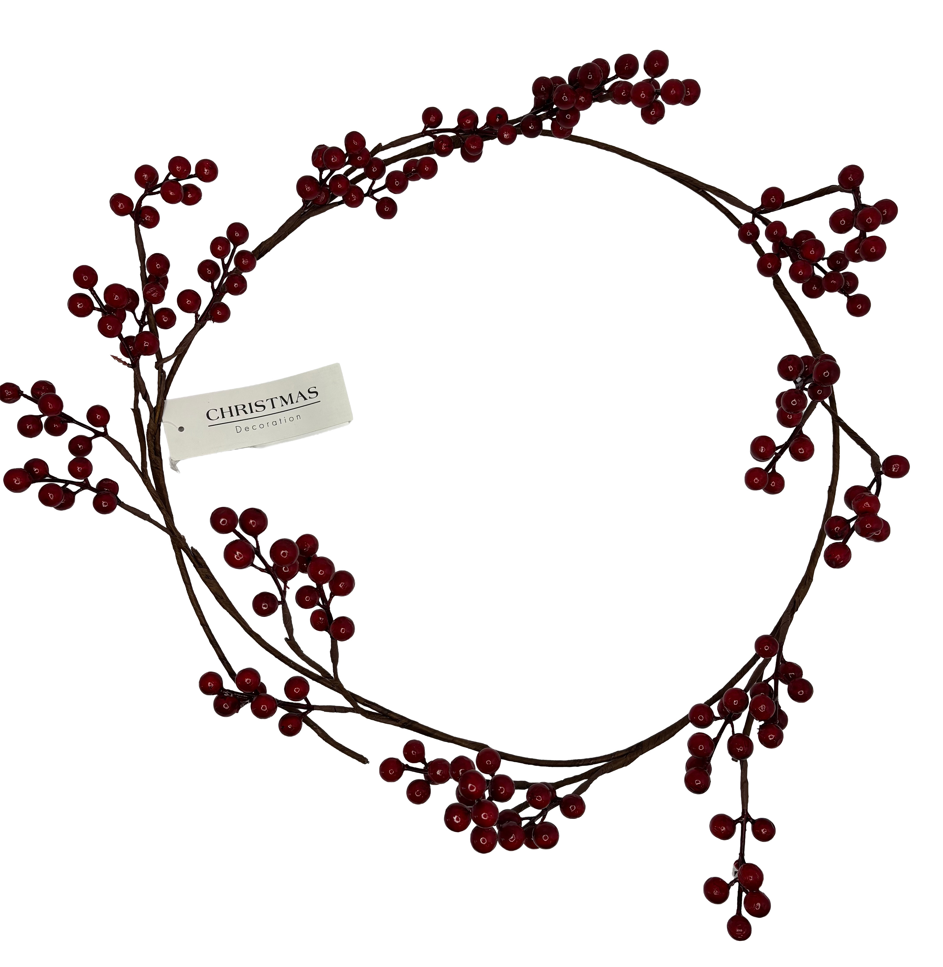 Ramură cu pomușoare roșii 150cm