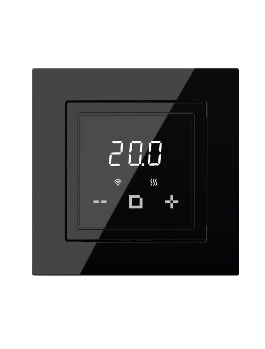 Termostat Digital negru 16A sensor