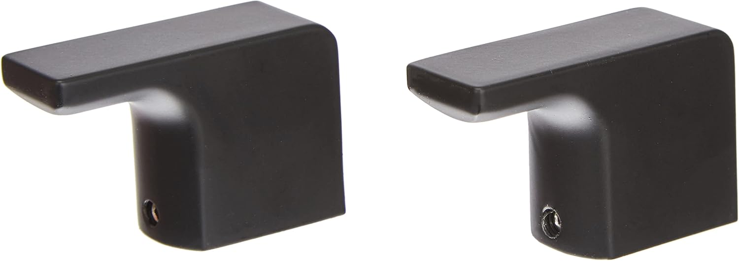 Set cuier baie "GEDY PIRENEI" 2buc Negru mat