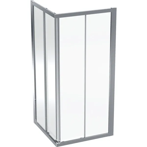 Квадратная душевая кабина Geo 80*80*H190 с прозрачным стеклом