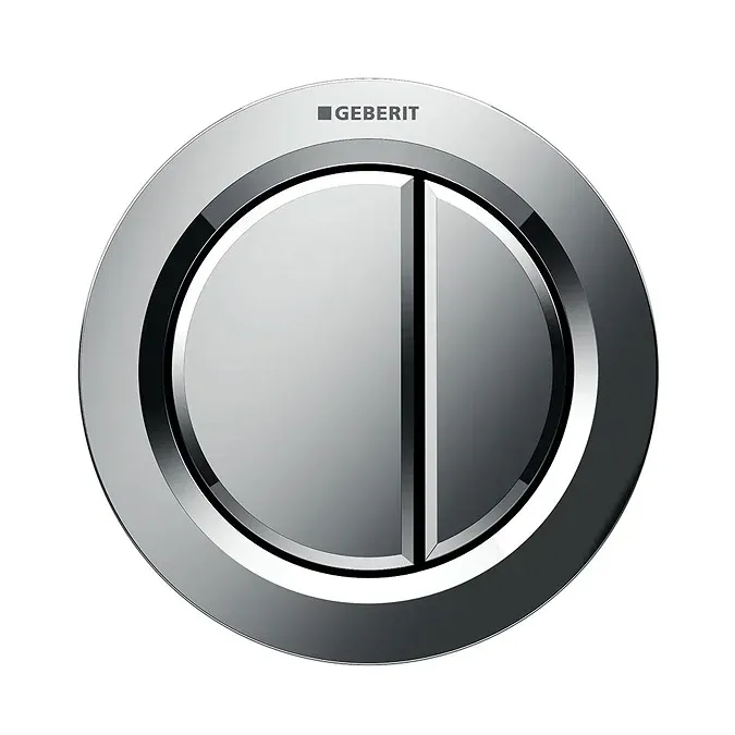 Клавиша смыва Delta 20 круглая двойная Яркий Хром