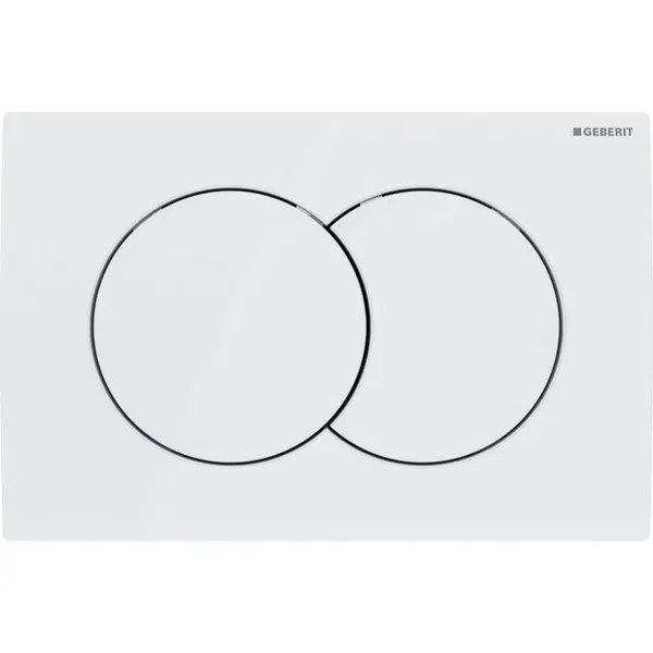 Клавиша смыва Delta 01 круглая двойная weiss CEE