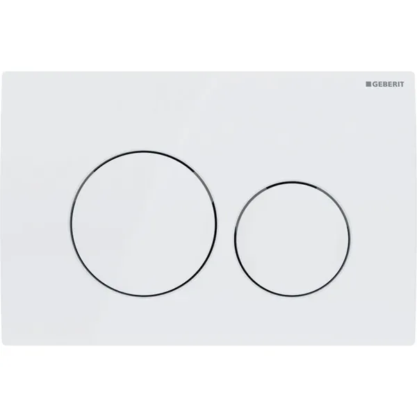 Клавиша смыва Delta 20 круглая двойная White