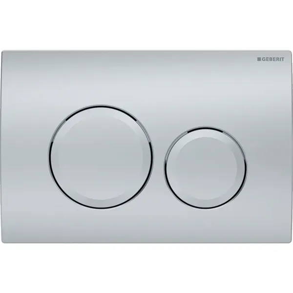 Клавиша смыва Delta 20 круглая двойная Хром Матовый