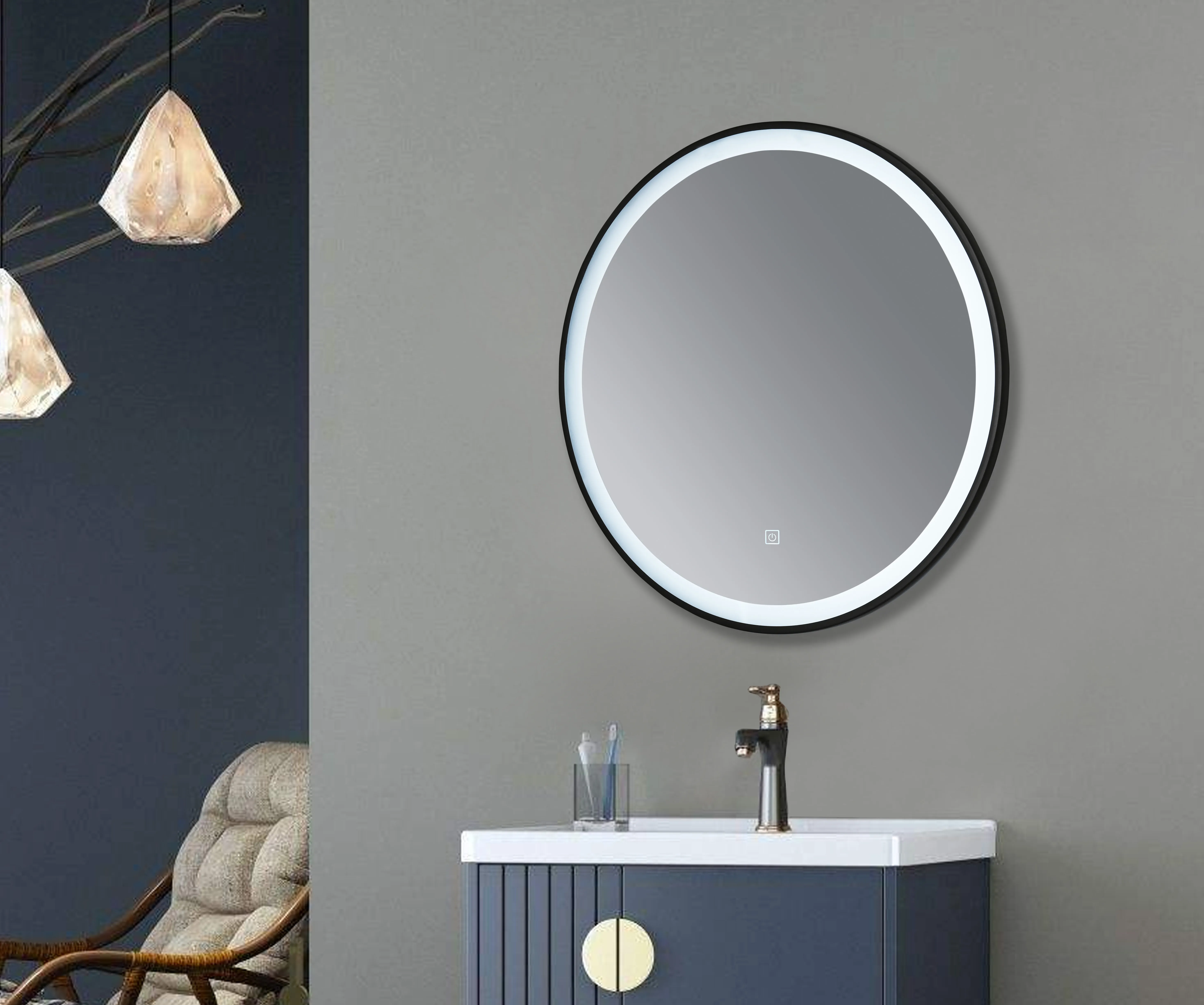 Зеркало C-4661C 60*60