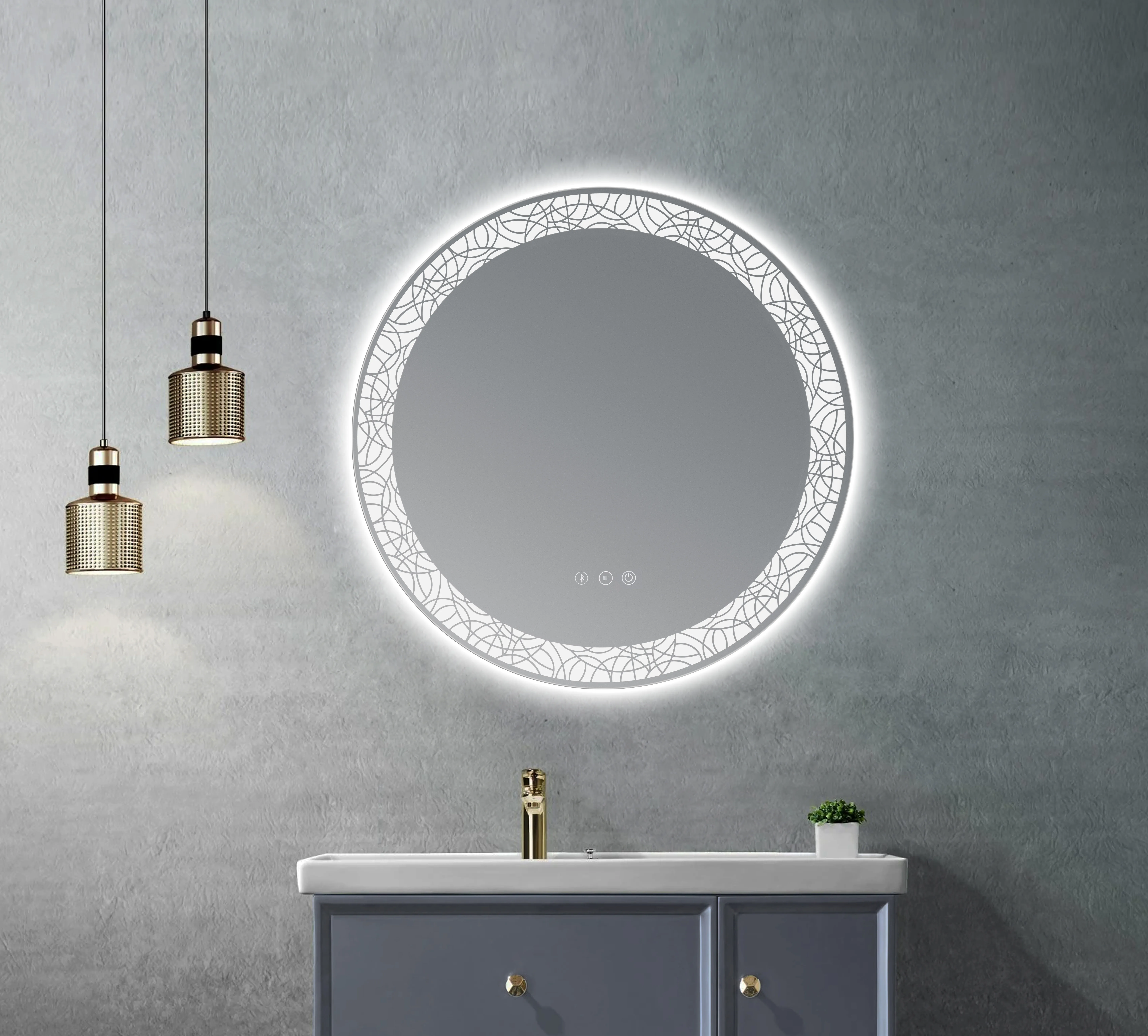 Зеркало C-4730 60*60