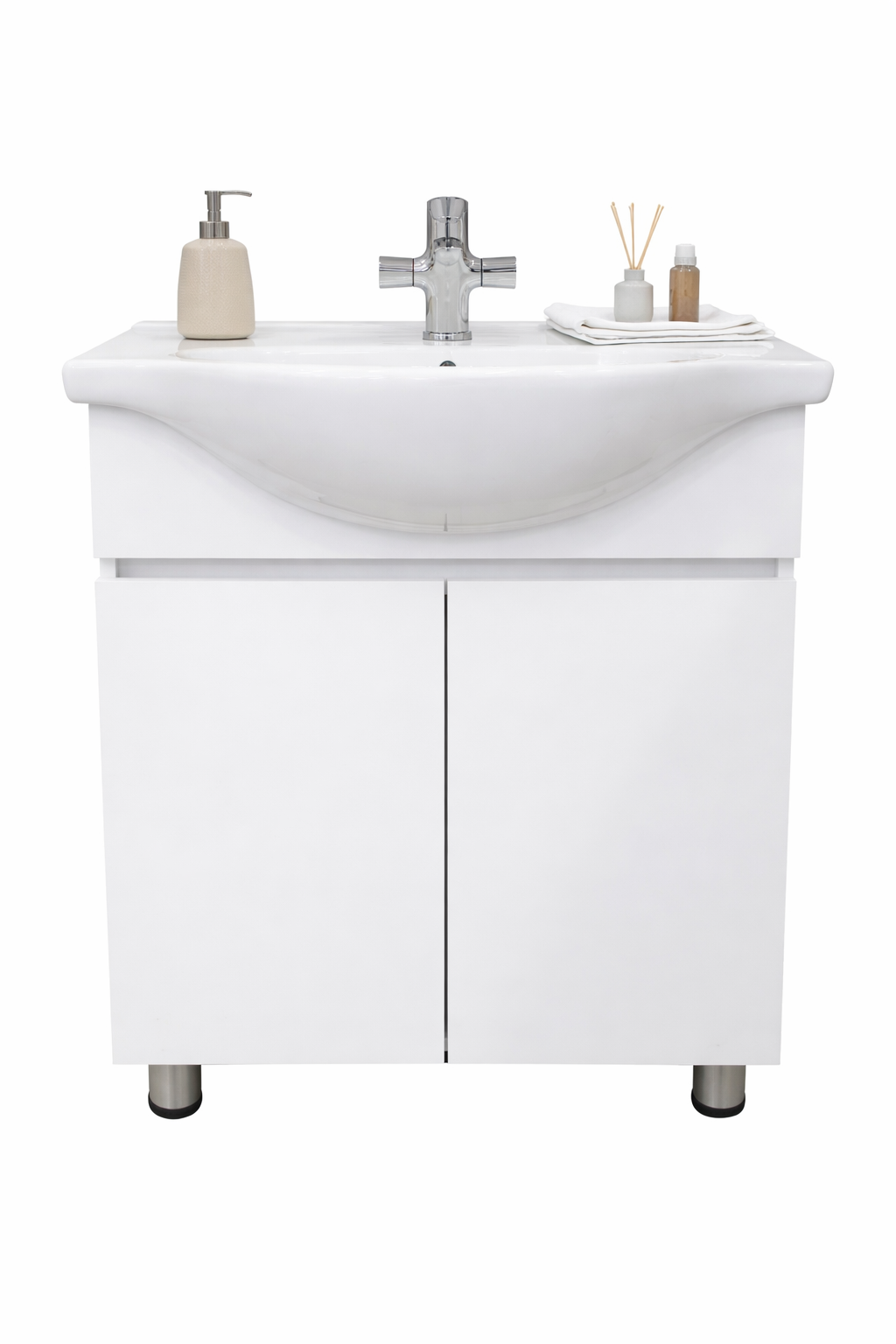 Mobilier de baie MELIS WHITE 65cm