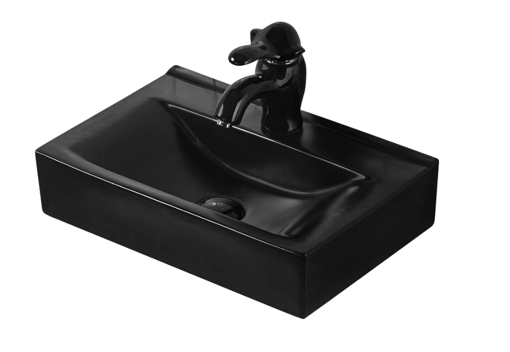 Умывальник K153 Black 445*295*100