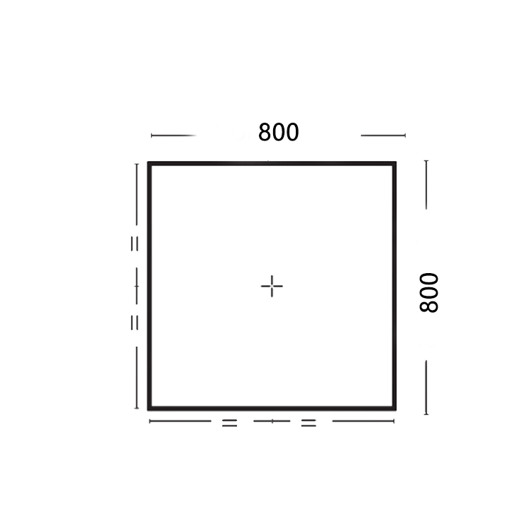 Душевой поддон S8080 White 800*800*25