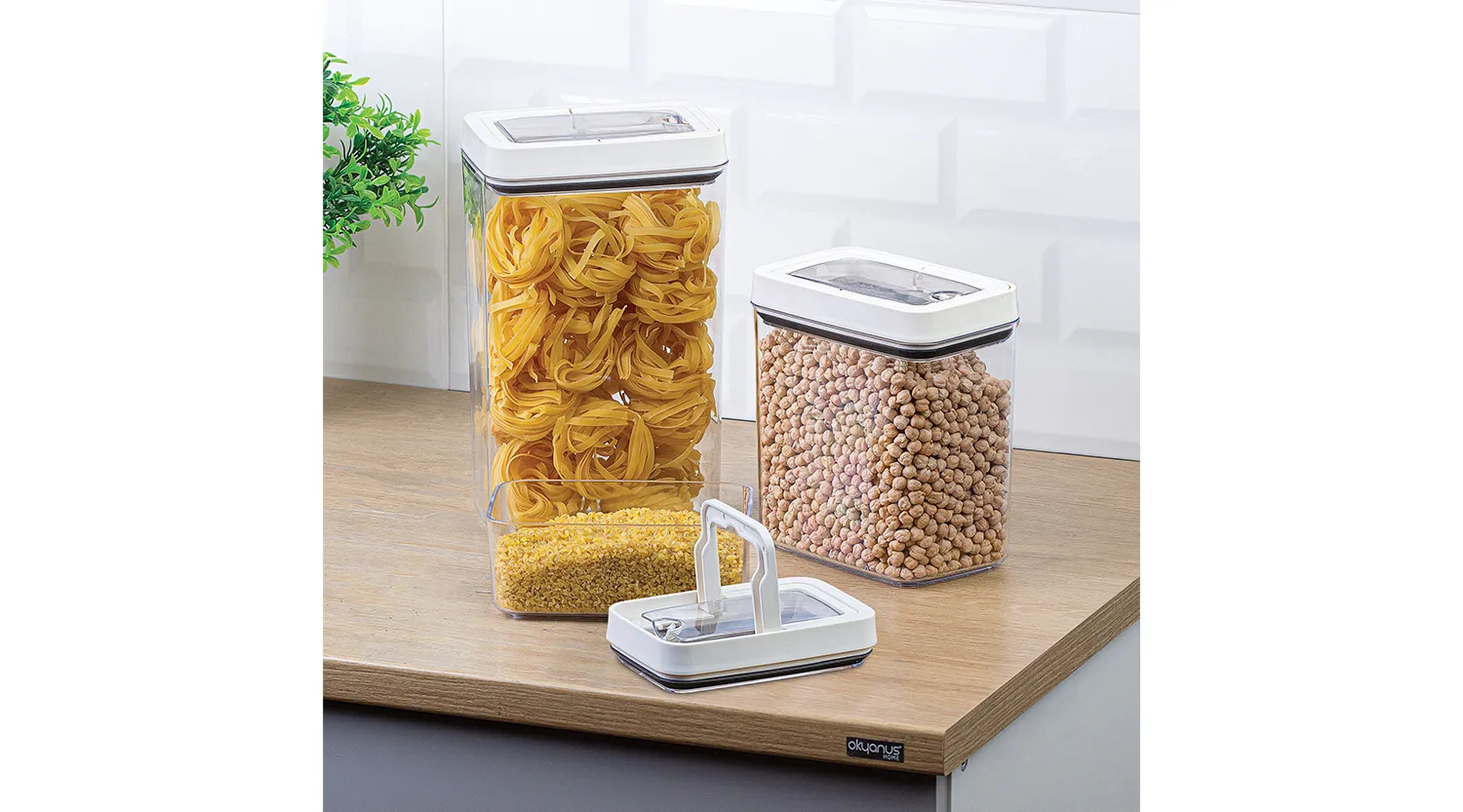 Vacuum Rectangle Storage Jar N.1 (0.7l) OKY-246 (24)