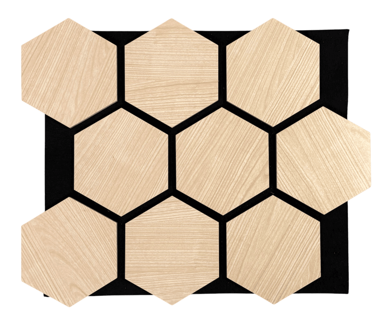 Panou acustic hexagon MDF Maple/Клен