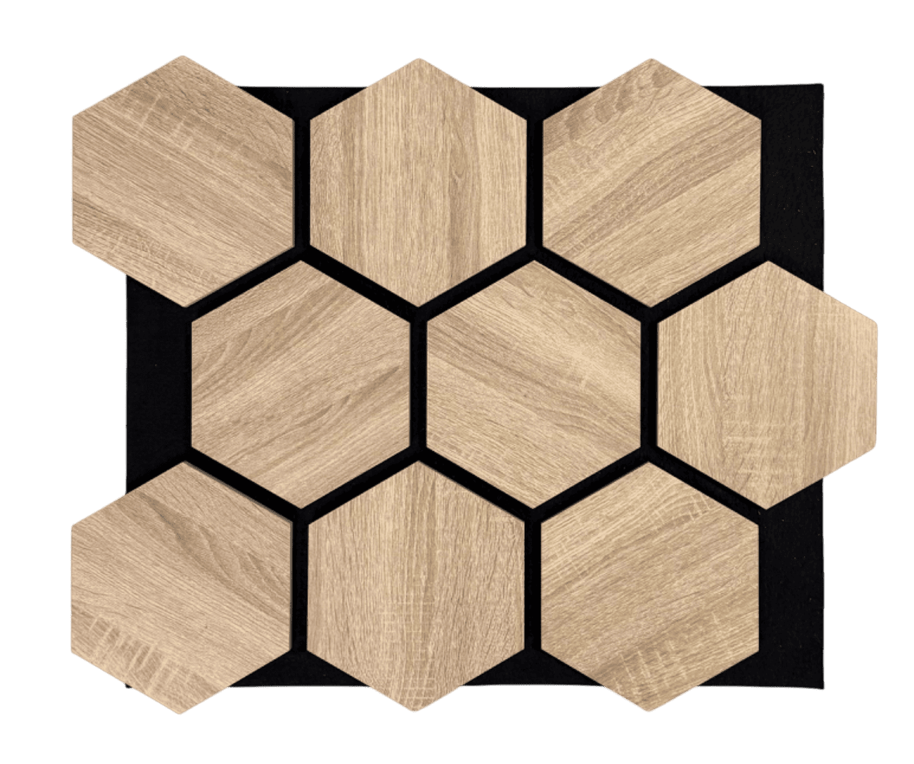 Panou acustic hexagon MDF Sonoma Oak/Дуб Сонома