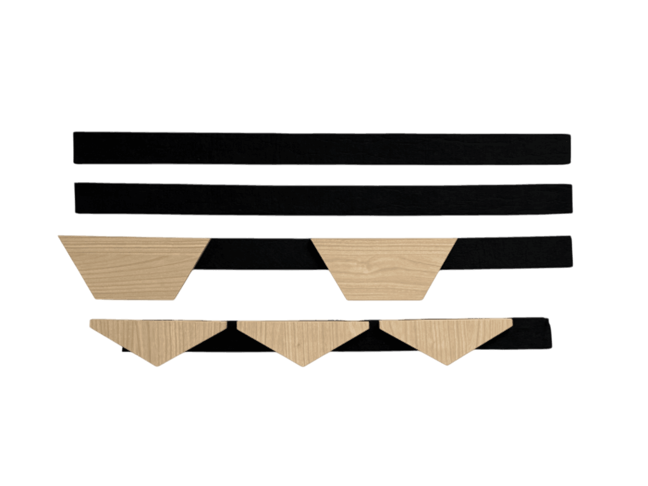 Profil de start/finish hexagon la panou decorativ MDF Maple/Клен