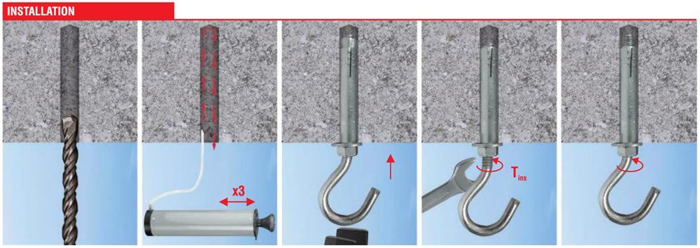 Ancora 10*115 cu carlig semirotund 025003