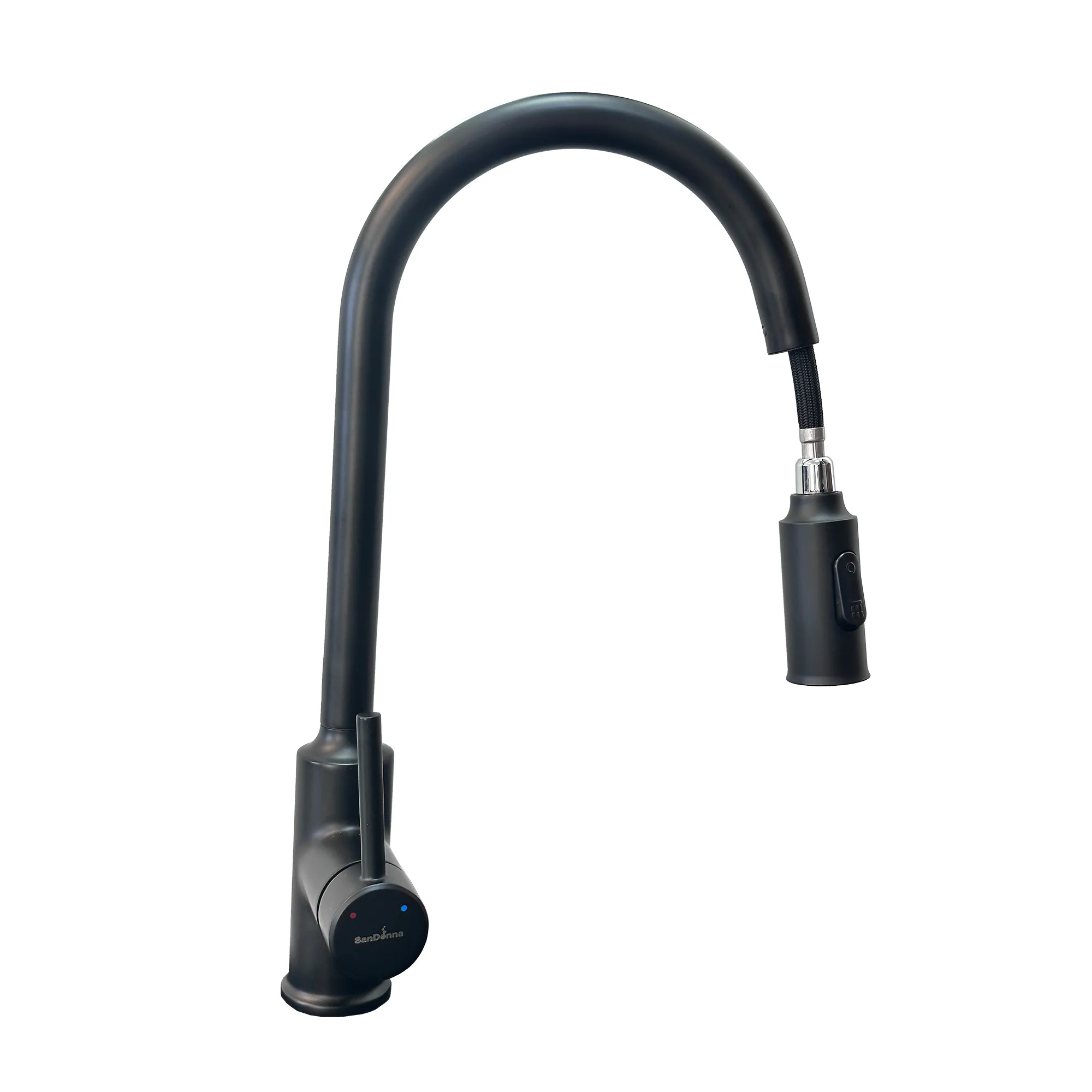 Baterie bucatarie SanDonna CAMI negru