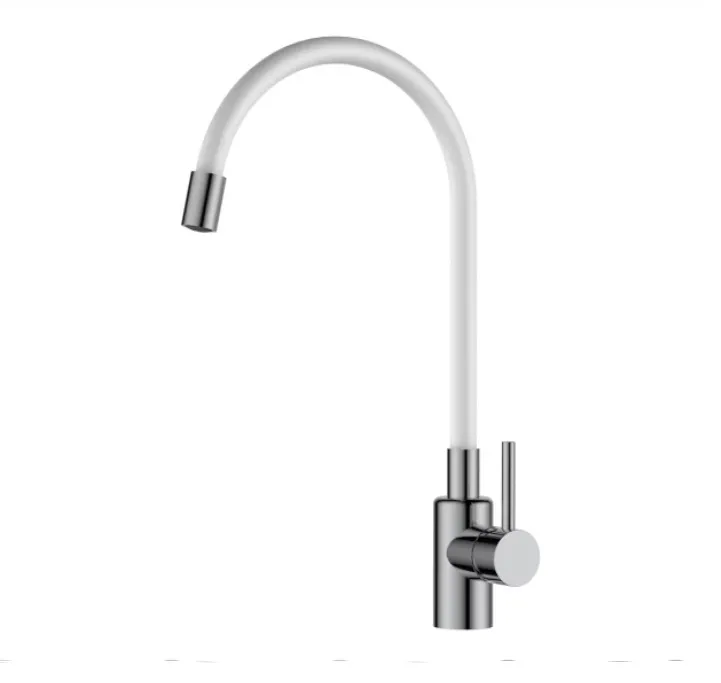 Кухонный смеситель SanDonna LOLA, белый