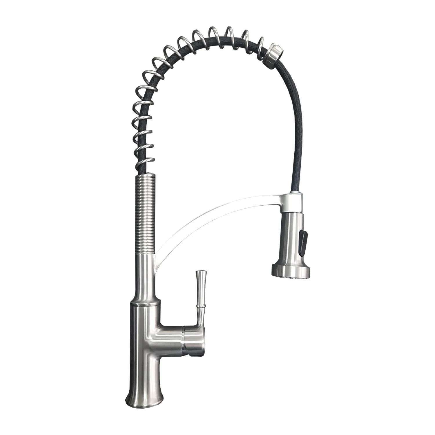 Кухонный смеситель SanDonna MONA, сатин